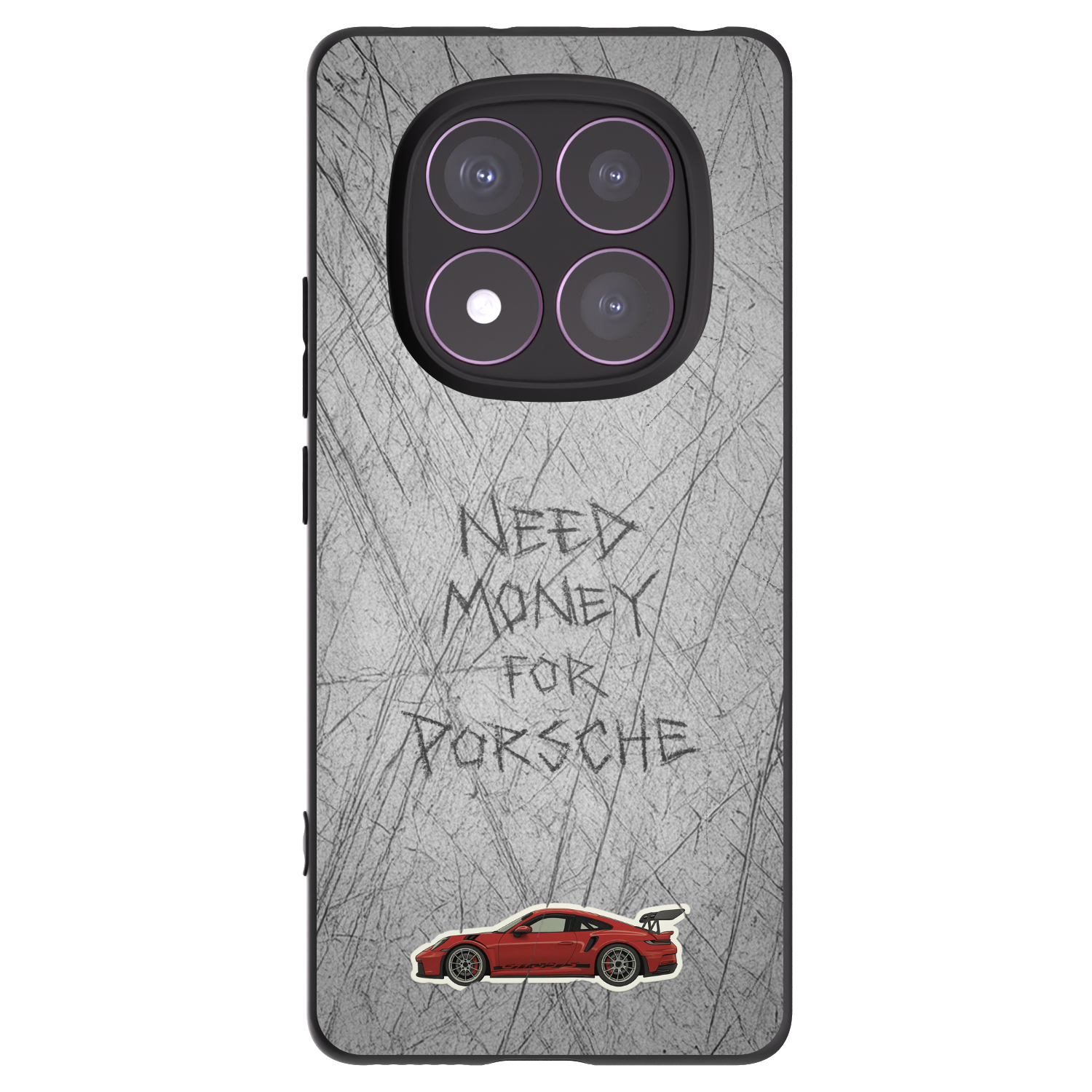 Picasee crna silikonska maskica za Xiaomi Redmi Note 14 Pro 4G - Garage Scratch