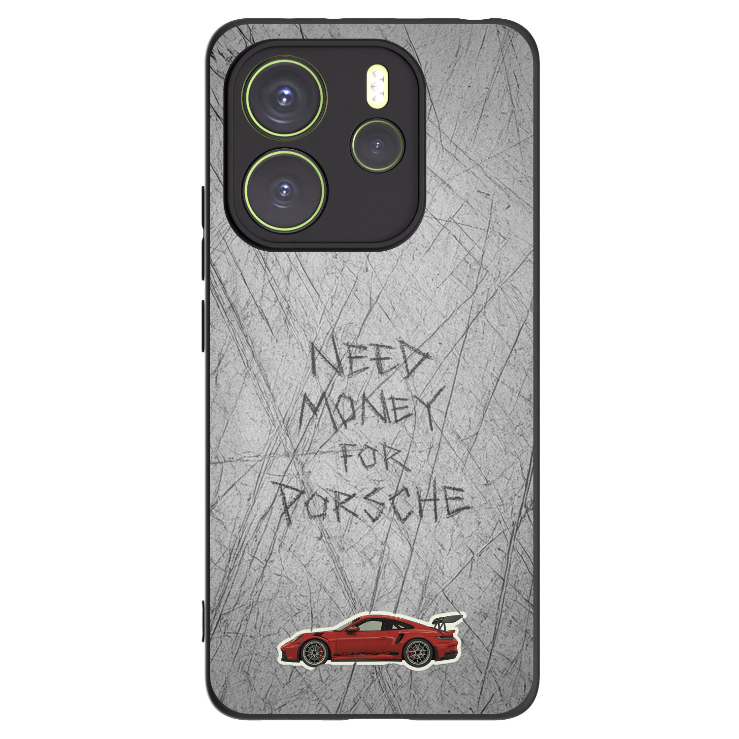 Picasee crna silikonska maskica za Xiaomi Redmi Note 14 4G - Garage Scratch