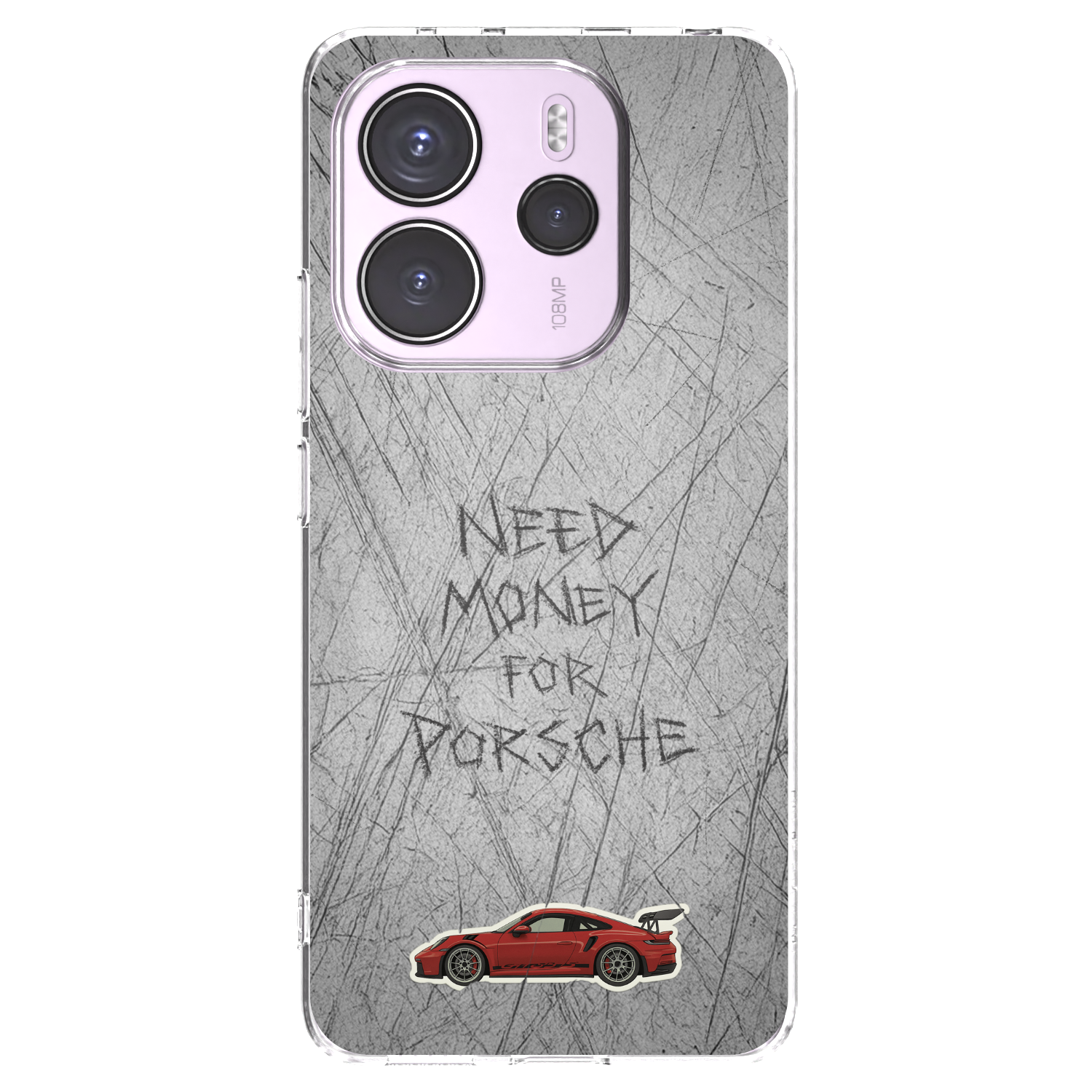 Picasee silikonska prozirna maskica za Xiaomi Redmi Note 14 4G - Garage Scratch