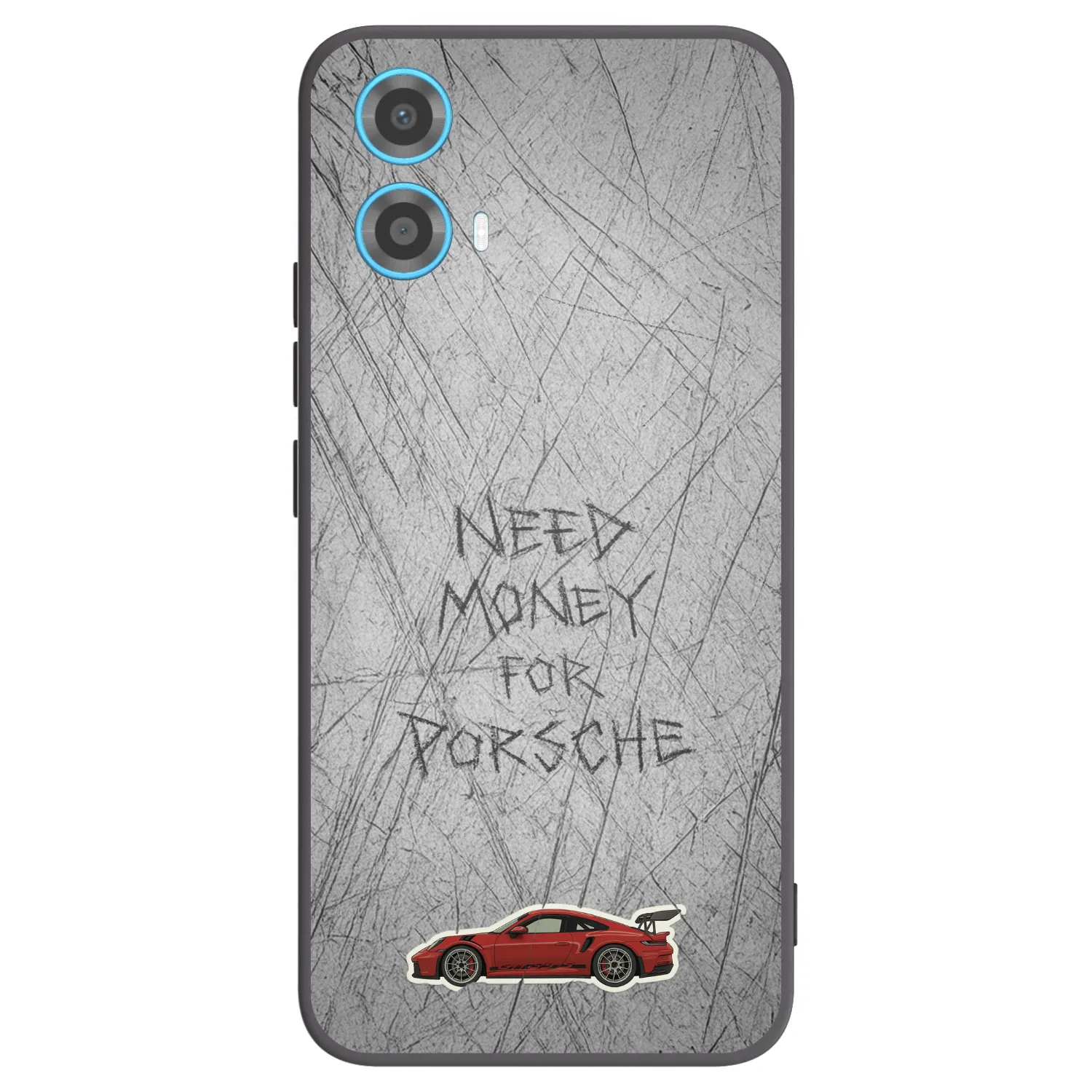 Picasee crna silikonska maskica za Motorola Moto G34 5G - Garage Scratch