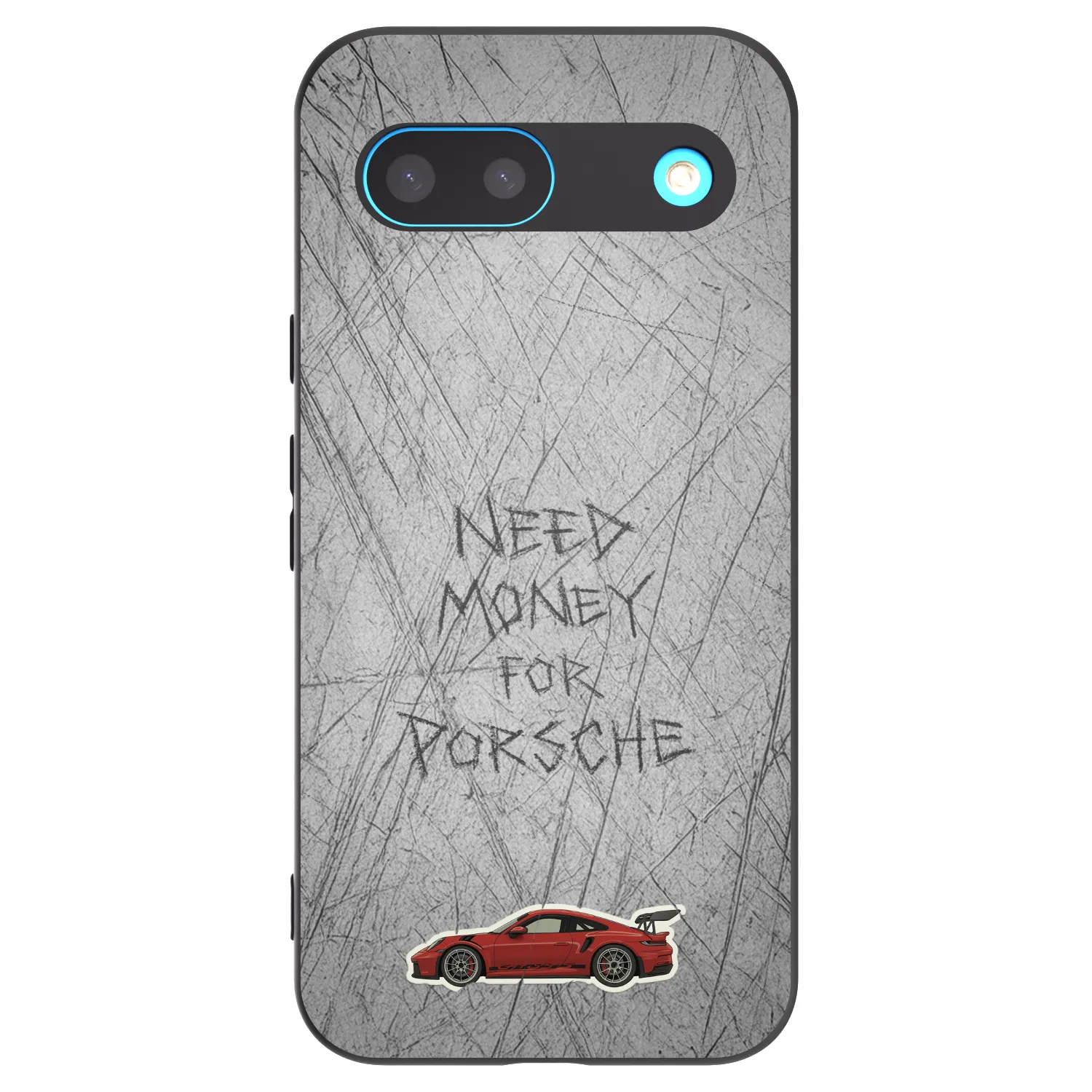 Picasee crna silikonska maskica za Google Pixel 8 - Garage Scratch