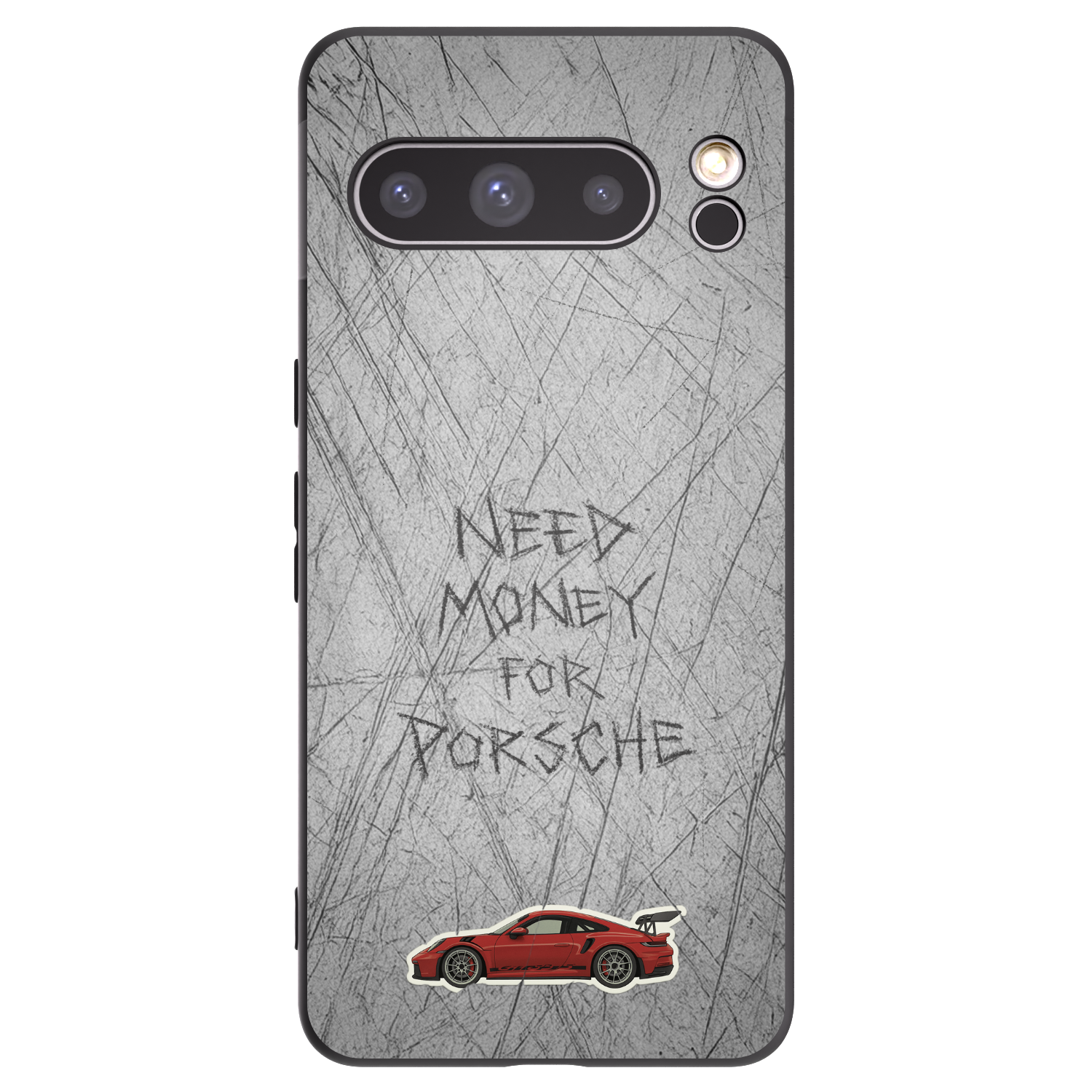Picasee crna silikonska maskica za Google Pixel 8 Pro - Garage Scratch