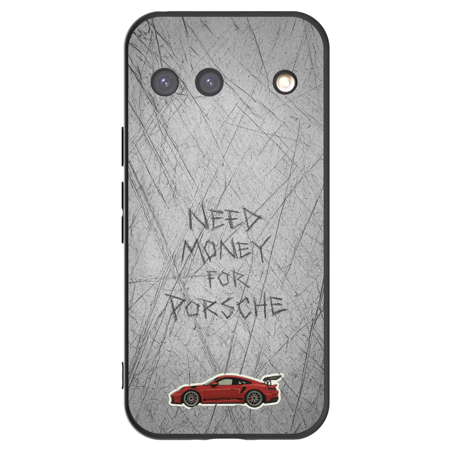 Picasee crna silikonska maskica za Google Pixel 9 - Garage Scratch