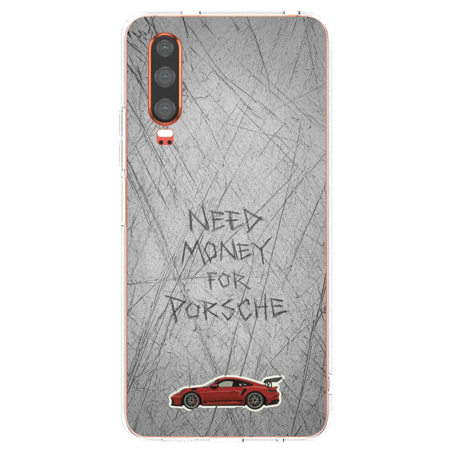 Picasee silikonska prozirna maskica za Huawei P30 - Garage Scratch