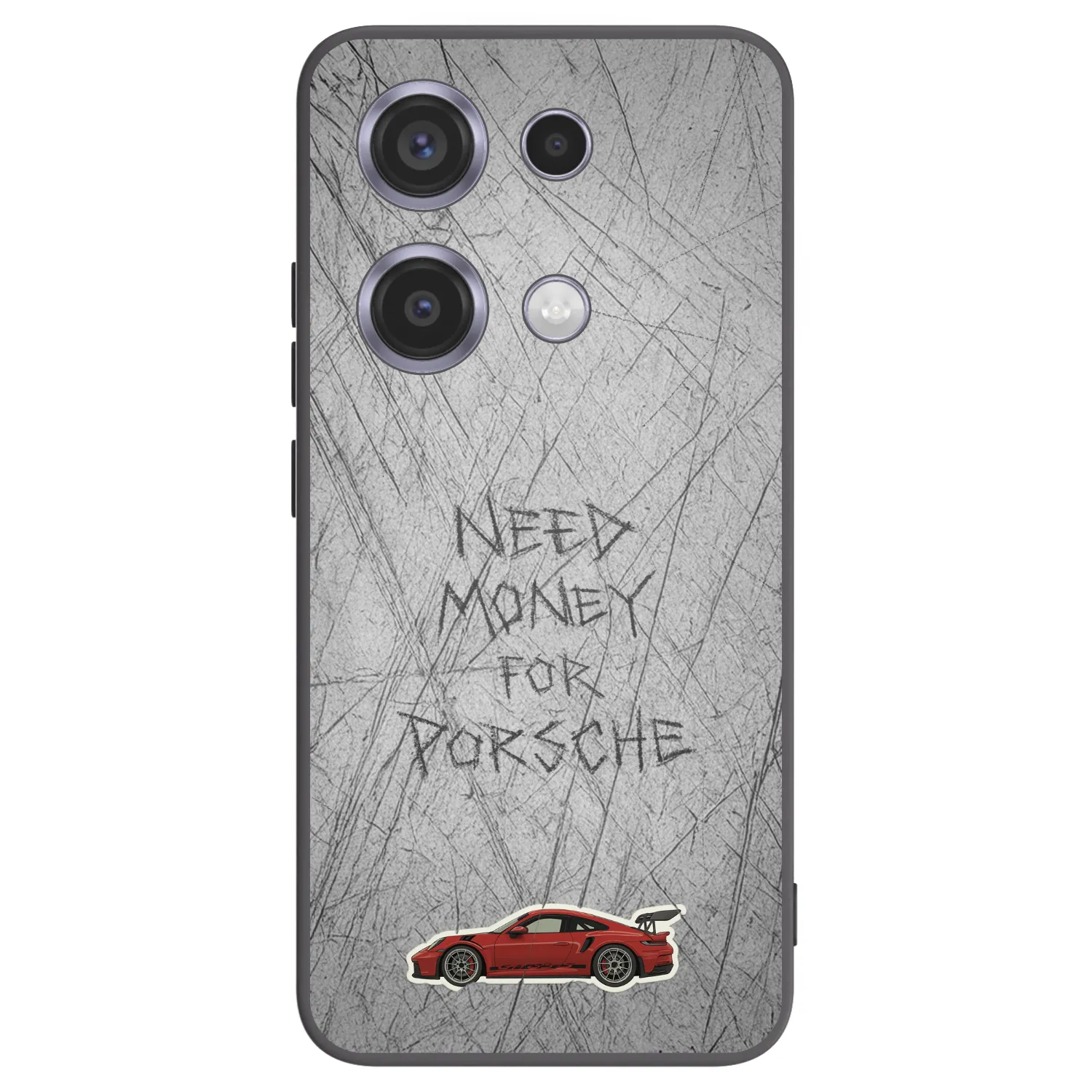Picasee crna silikonska maskica za Xiaomi Redmi Note 14S - Garage Scratch