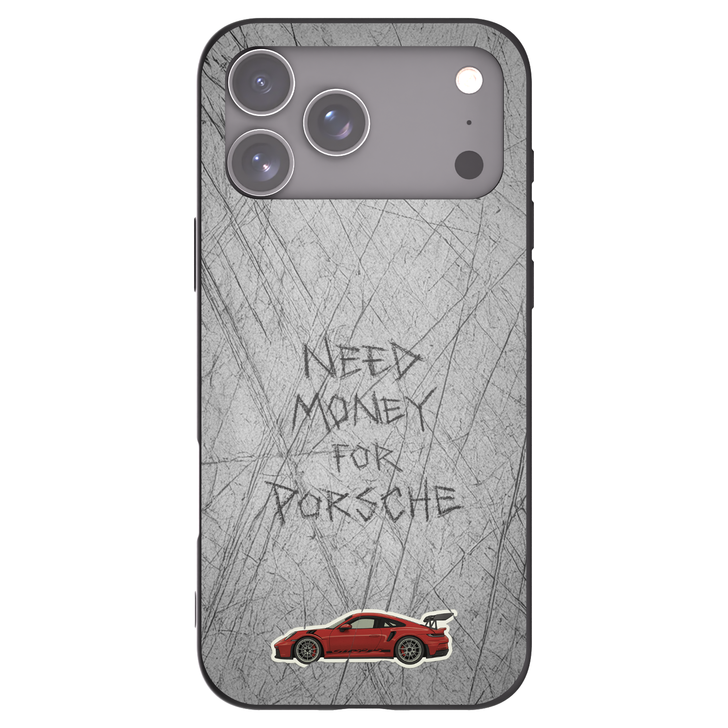 Picasee crna silikonska maskica za Apple iPhone 17 Pro Max - Garage Scratch
