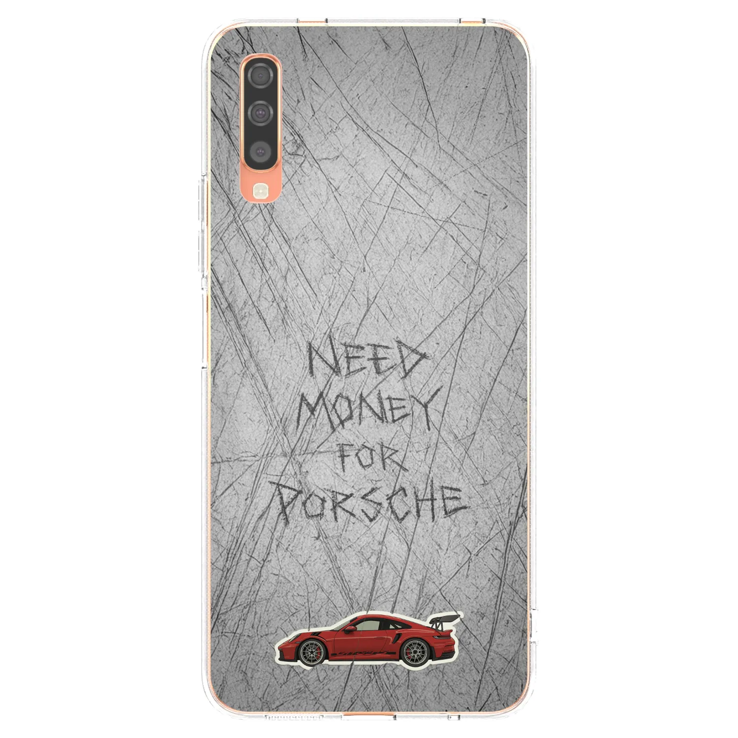 Picasee silikonska prozirna maskica za Samsung Galaxy A70 A705F - Garage Scratch