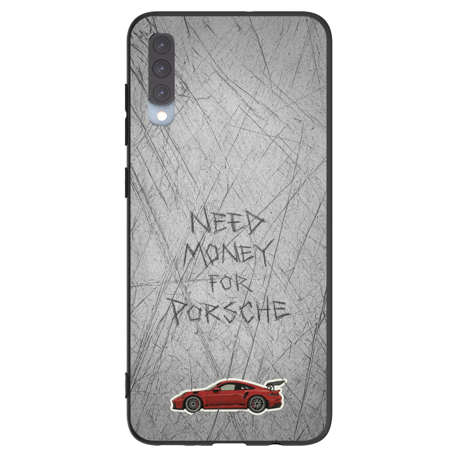 Picasee crna silikonska maskica za Samsung Galaxy A70 A705F - Garage Scratch