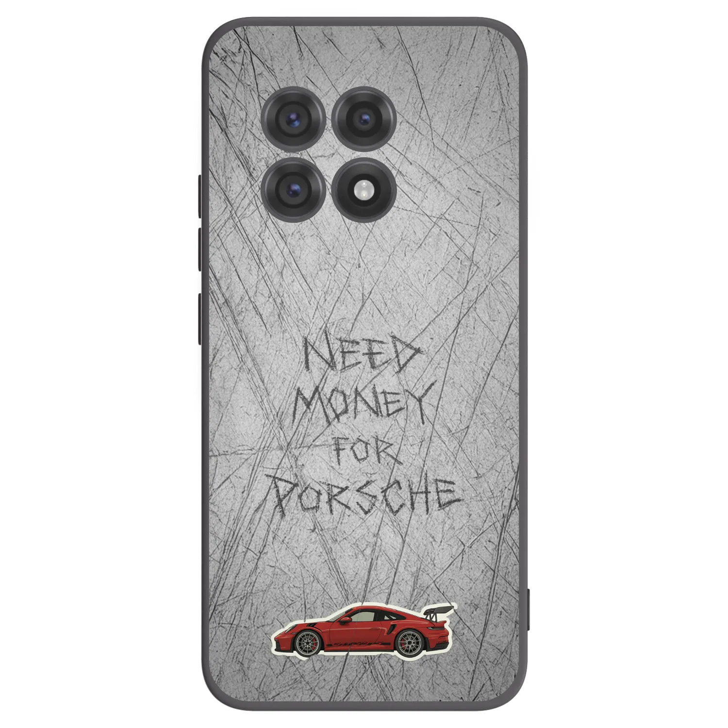 Picasee crna silikonska maskica za OnePlus 13R 5G - Garage Scratch