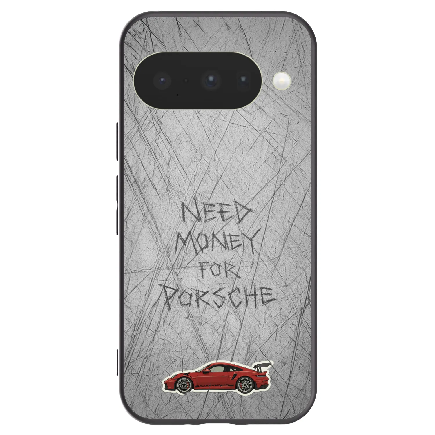 Picasee crna silikonska maskica za Google Pixel 10 - Garage Scratch