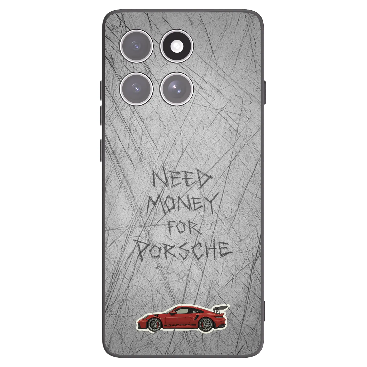 Picasee crna silikonska maskica za Motorola Edge 60 Fusion - Garage Scratch