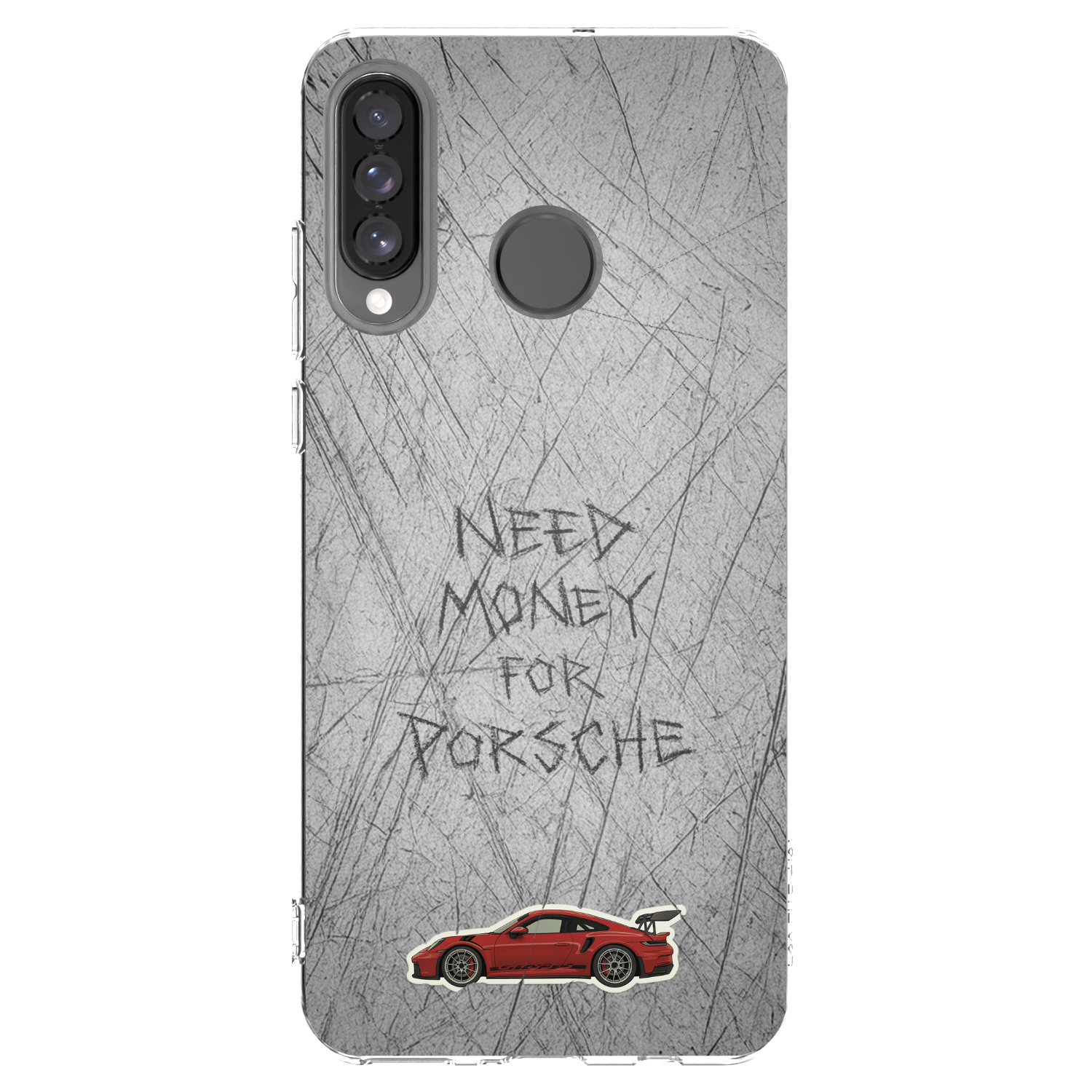 Picasee silikonska prozirna maskica za Huawei P30 Lite - Garage Scratch