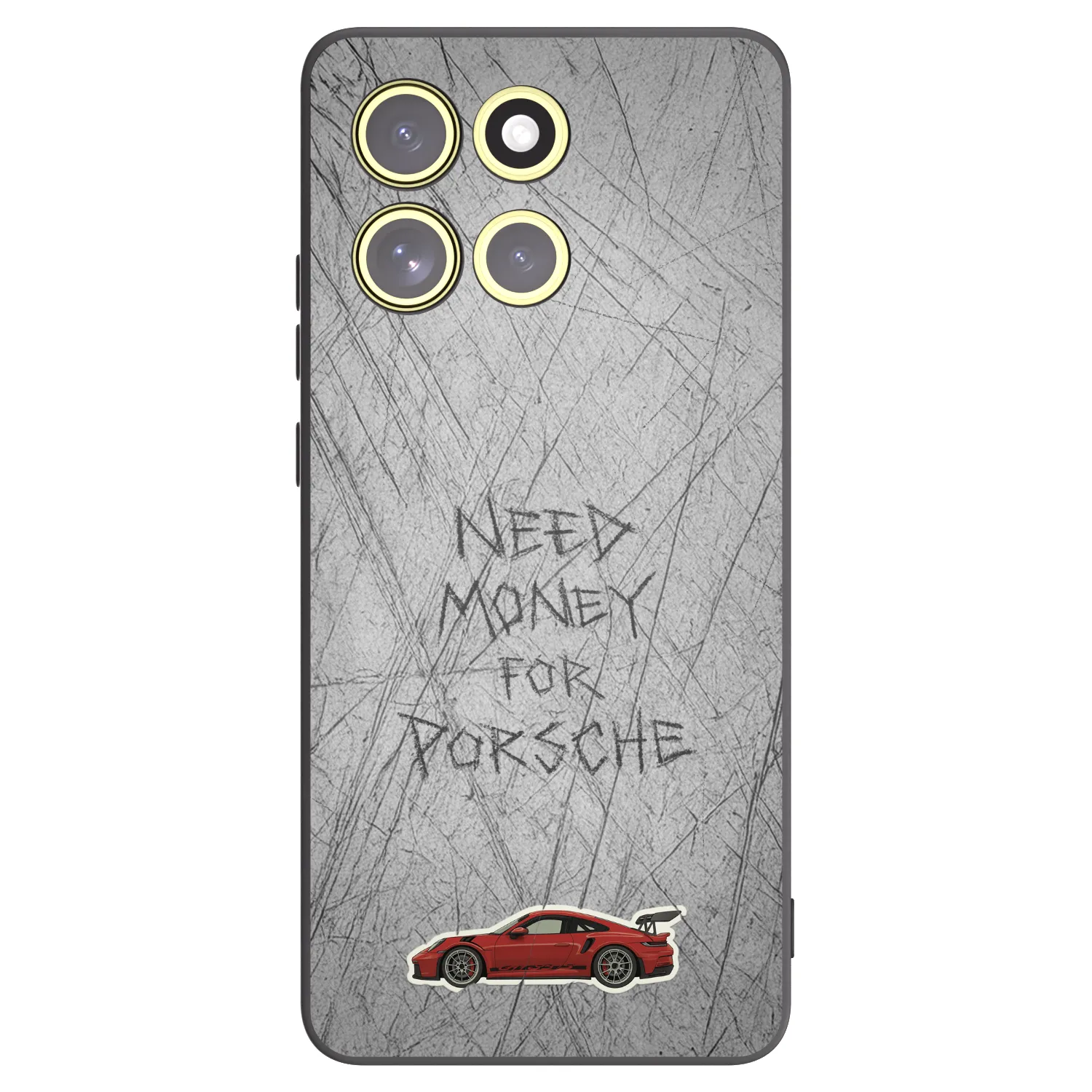 Picasee crna silikonska maskica za Motorola Moto G86 Power 5G - Garage Scratch