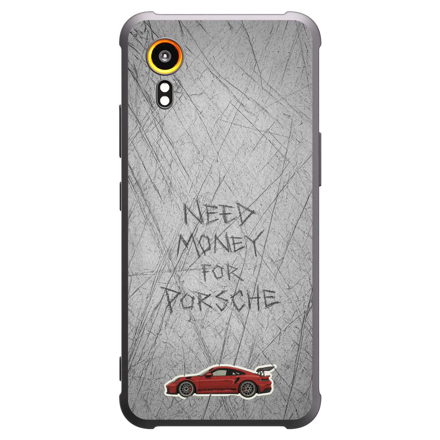 Picasee crna silikonska maskica za Samsung Galaxy Xcover 7 - Garage Scratch