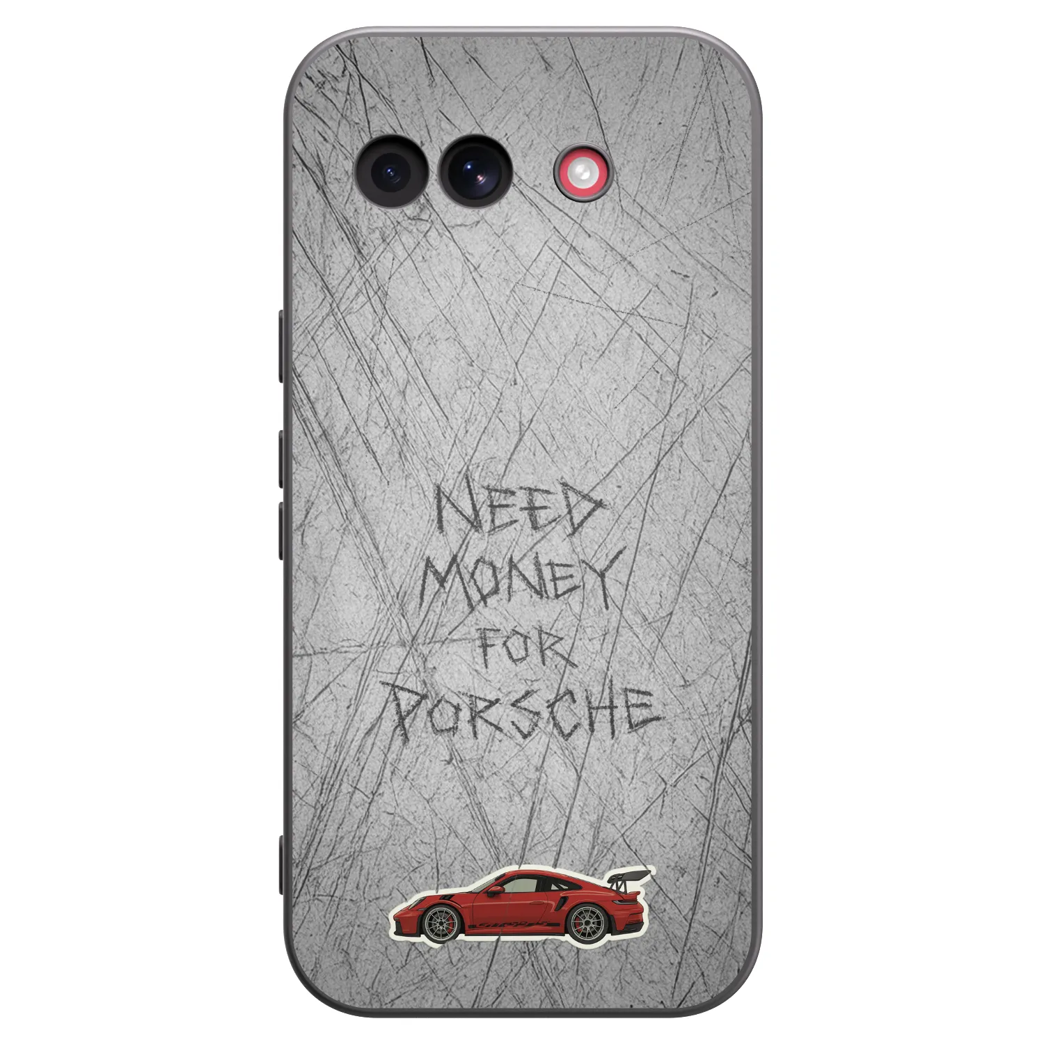 Picasee crna silikonska maskica za Google Pixel 10a - Garage Scratch