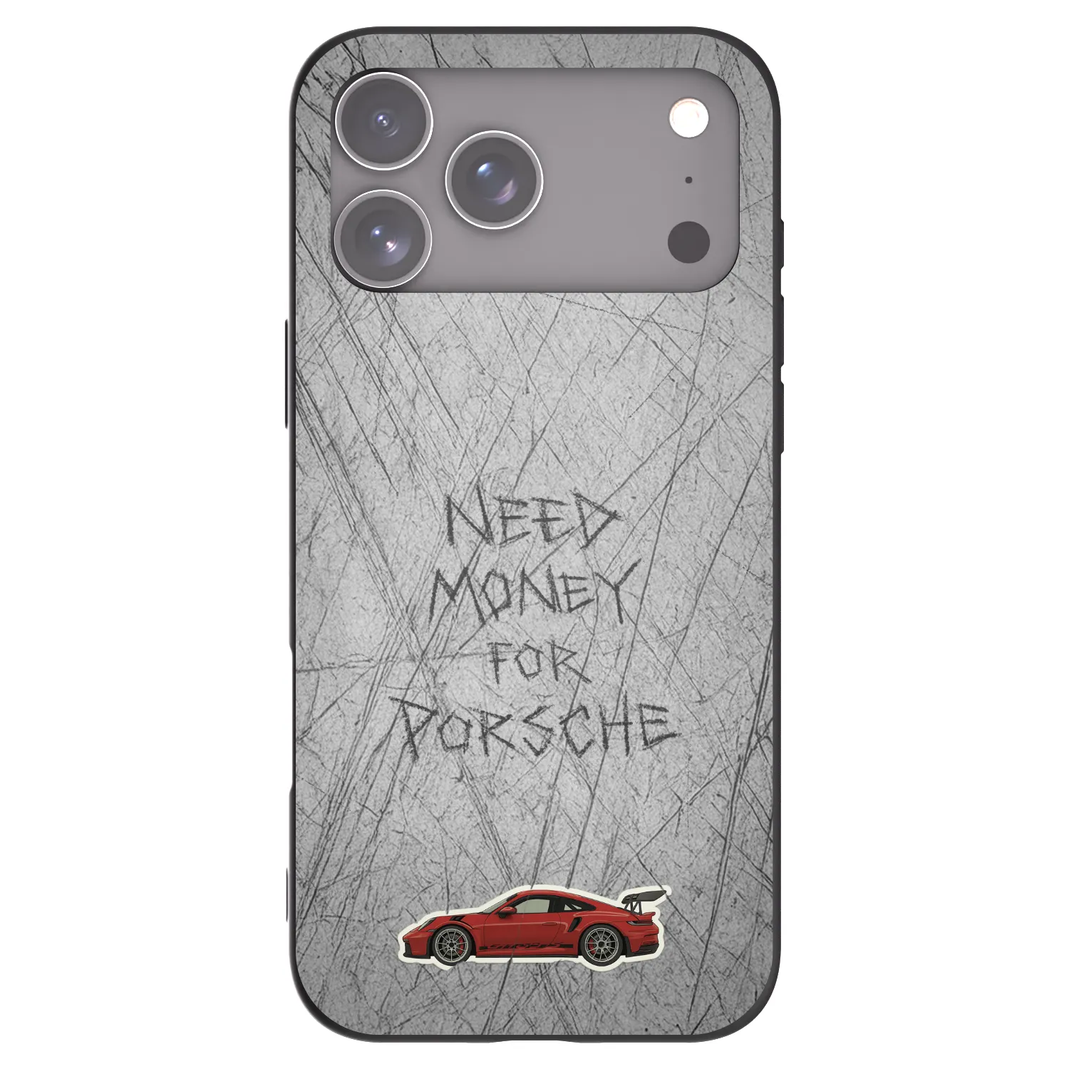 Picasee crna silikonska maskica za Apple iPhone 18 Pro Max - Garage Scratch