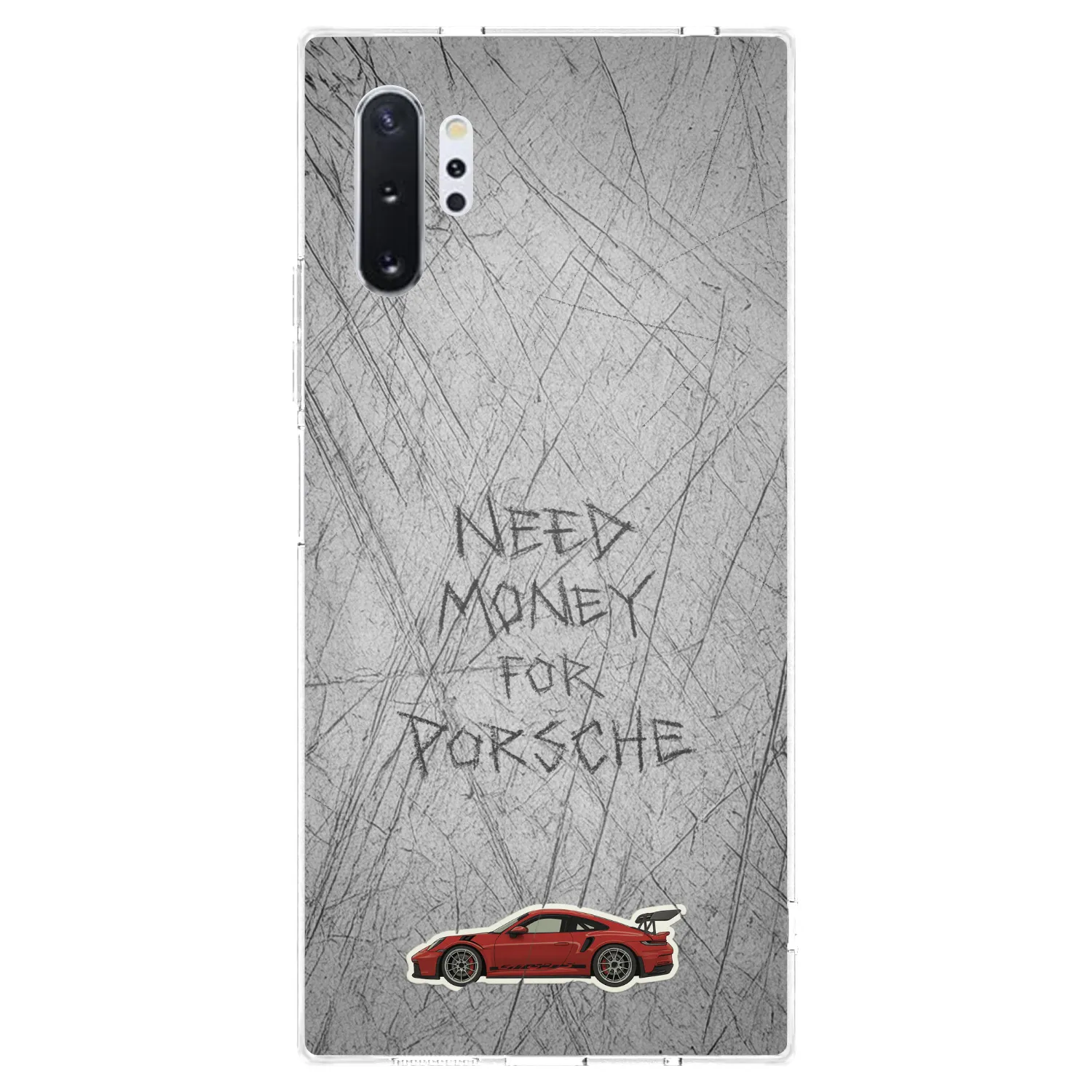 Picasee silikonska prozirna maskica za Samsung Galaxy Note 10+ N975F - Garage Scratch