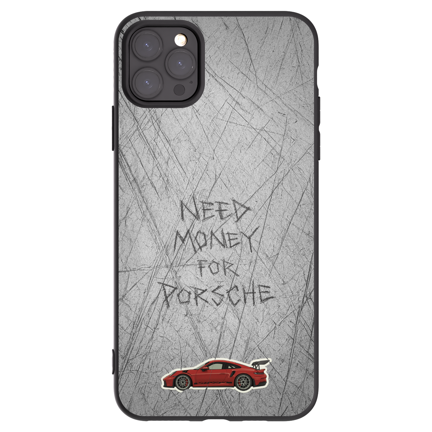 Picasee crna silikonska maskica za Apple iPhone 11 Pro Max - Garage Scratch