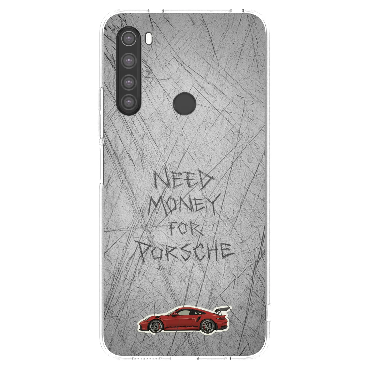 Picasee silikonska prozirna maskica za Xiaomi Redmi Note 8 - Garage Scratch