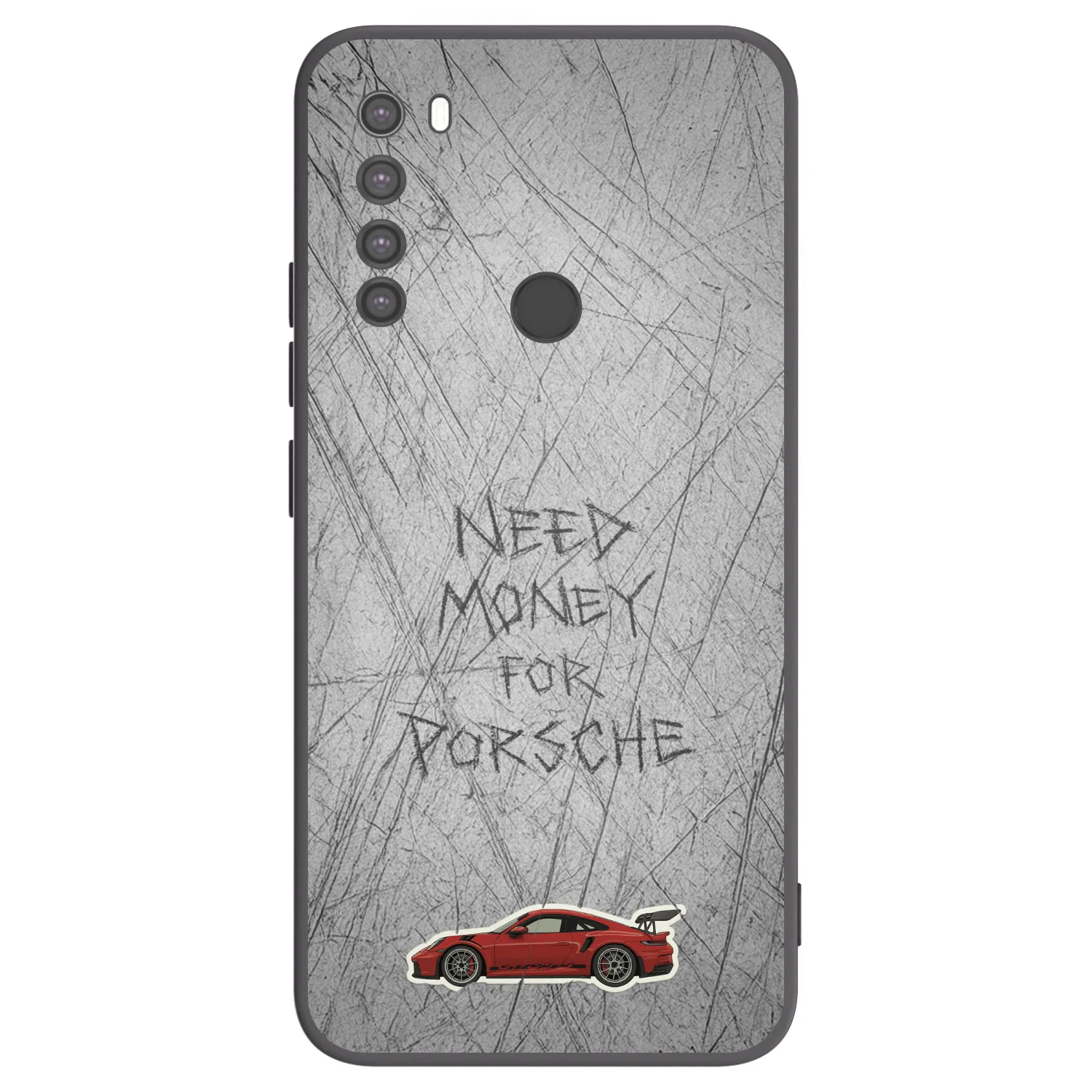 Picasee crna silikonska maskica za Xiaomi Redmi Note 8 - Garage Scratch