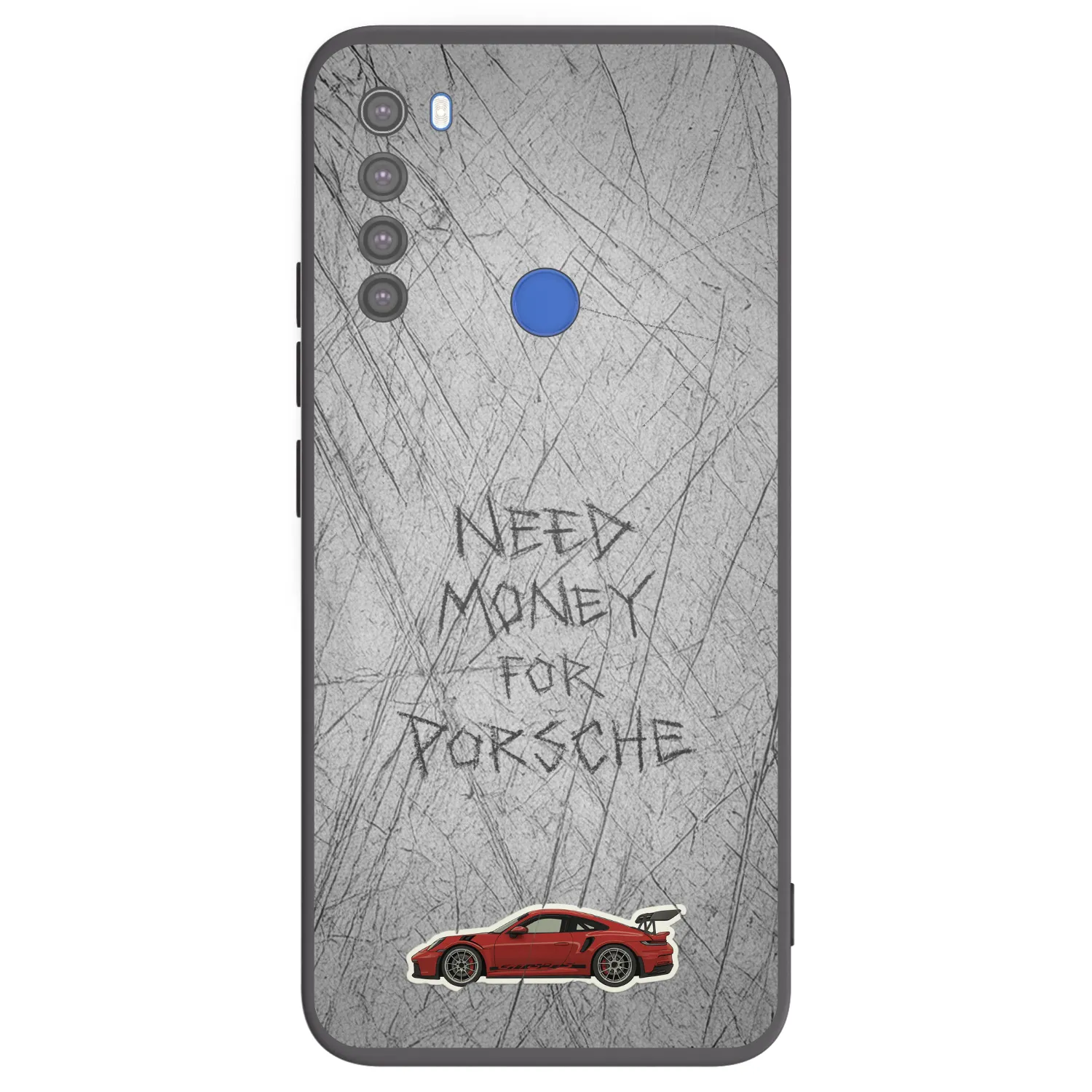 Picasee crna silikonska maskica za Xiaomi Redmi Note 8T - Garage Scratch