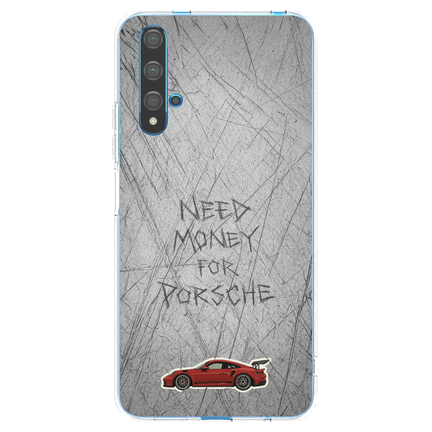 Picasee silikonska prozirna maskica za Huawei Nova 5T - Garage Scratch