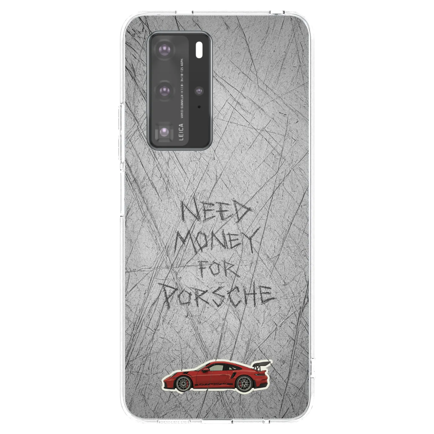 Picasee silikonska prozirna maskica za Huawei P40 Pro - Garage Scratch