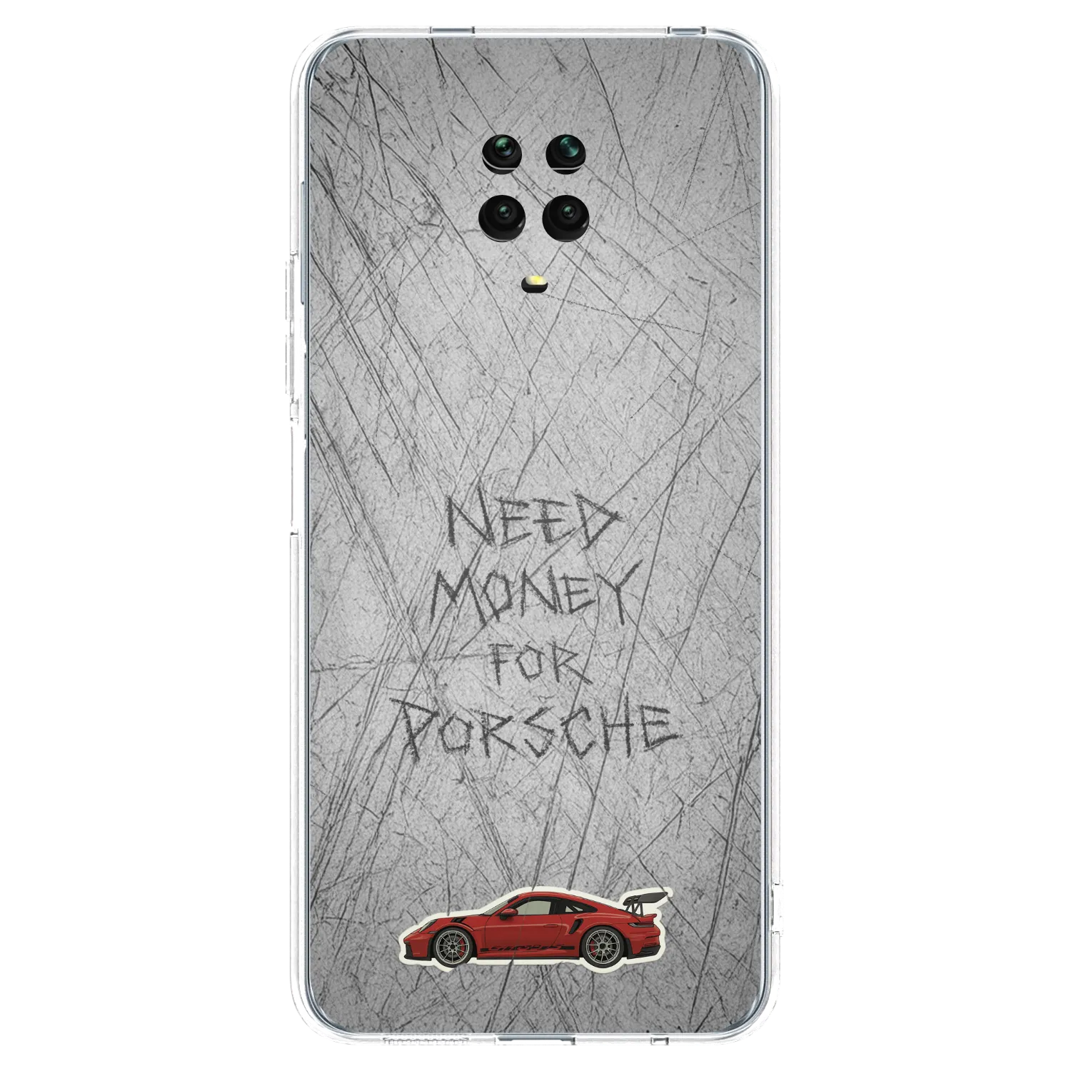 Picasee silikonska prozirna maskica za Xiaomi Redmi Note 9S - Garage Scratch