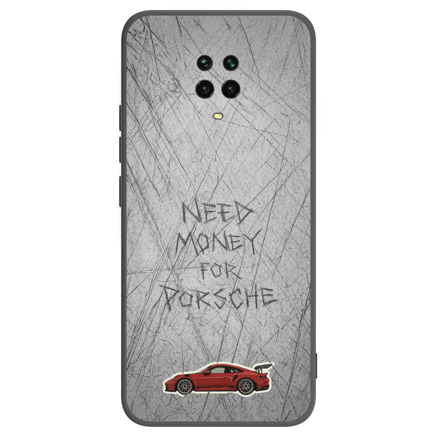 Picasee crna silikonska maskica za Xiaomi Redmi Note 9S - Garage Scratch
