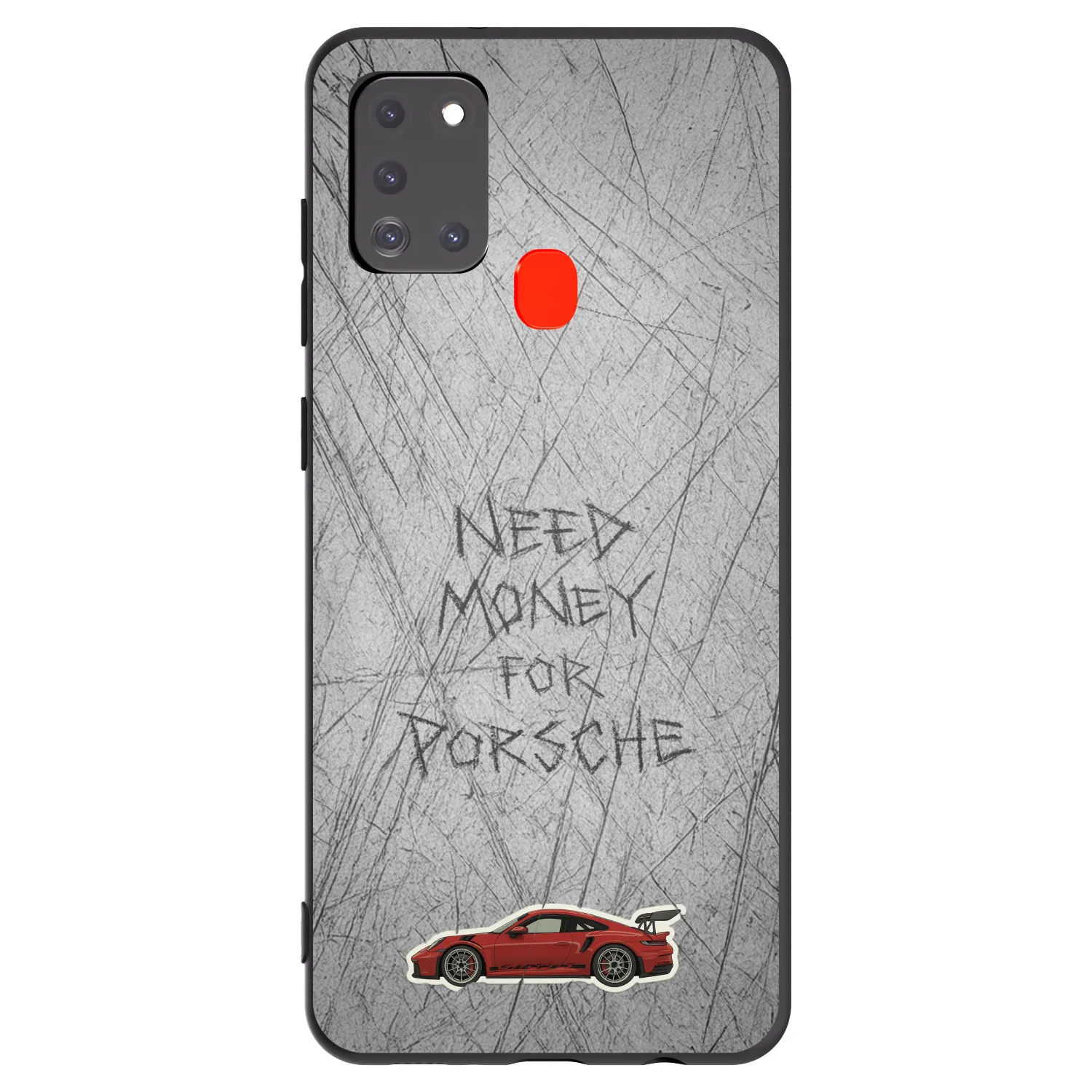 Picasee crna silikonska maskica za Samsung Galaxy A21s - Garage Scratch