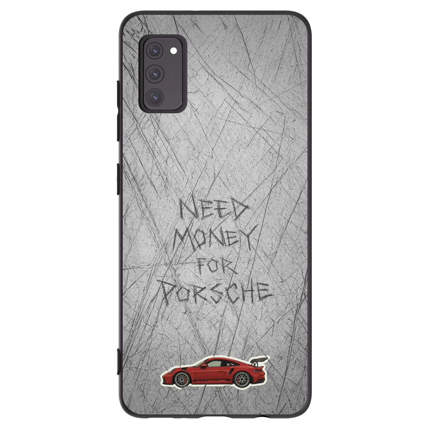 Picasee crna silikonska maskica za Samsung Galaxy A41 A415F - Garage Scratch