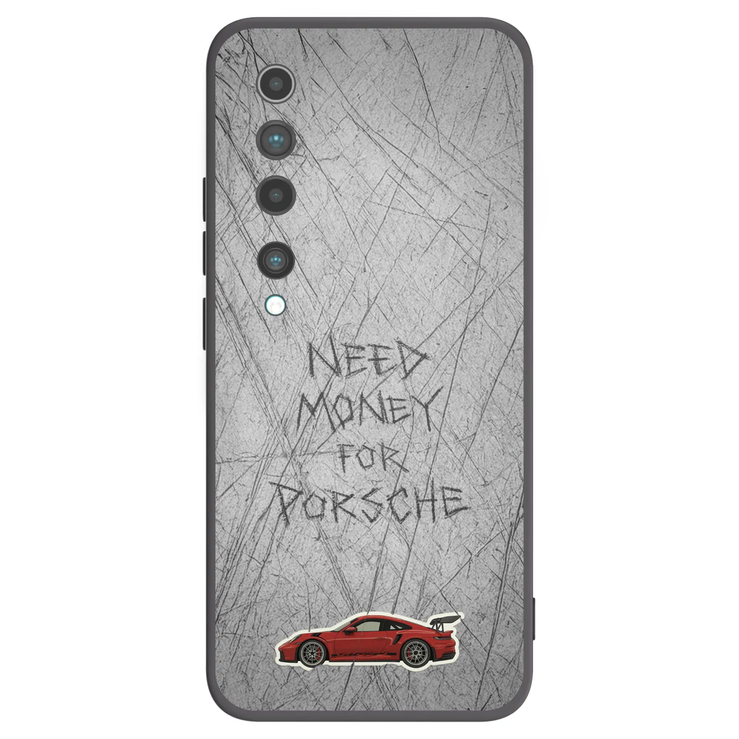 Picasee crna silikonska maskica za Xiaomi Mi 10 - Garage Scratch
