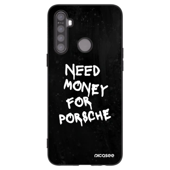 Picasee crna silikonska maskica za Realme 5 - Black Dollar