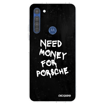 Maskica za Motorola Moto G8 - Black Dollar