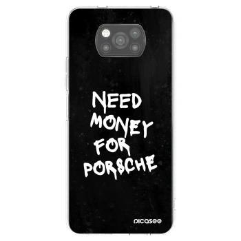 Picasee crna silikonska maskica za Xiaomi Poco X3 Pro - Black Dollar