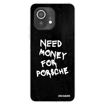 Picasee silikonska prozirna maskica za Xiaomi Mi 11 - Black Dollar