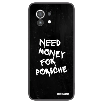 Picasee crna silikonska maskica za Xiaomi Mi 11 - Black Dollar