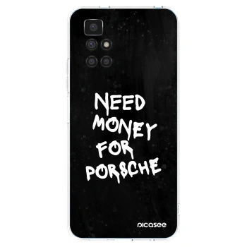 Picasee silikonska prozirna maskica za Xiaomi Redmi 10 - Black Dollar