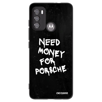 Picasee crna silikonska maskica za Motorola Moto G60 - Black Dollar