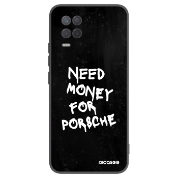 Picasee crna silikonska maskica za Realme 8 5G - Black Dollar