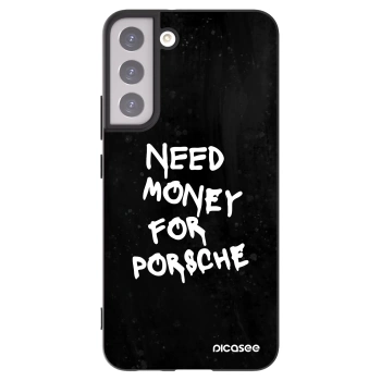Picasee crna silikonska maskica za Samsung Galaxy S22+ 5G - Black Dollar