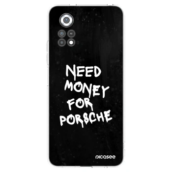 Picasee silikonska prozirna maskica za Xiaomi Poco X4 Pro 5G - Black Dollar