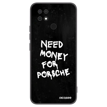 Picasee crna silikonska maskica za Xiaomi Redmi 10C - Black Dollar