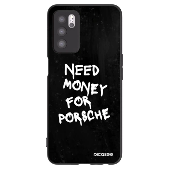Picasee crna silikonska maskica za OPPO A16s - Black Dollar