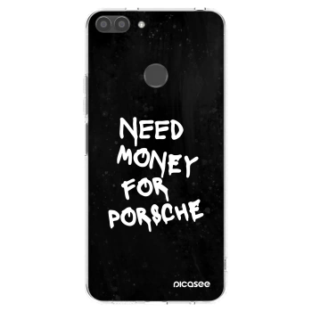 Picasee silikonska prozirna maskica za Huawei P Smart - Black Dollar