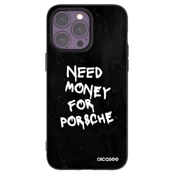 Picasee crna silikonska maskica za Apple iPhone 14 Pro Max - Black Dollar