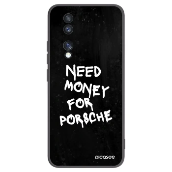 Picasee crna silikonska maskica za Honor 70 - Black Dollar