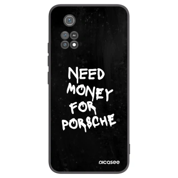 Picasee crna silikonska maskica za Xiaomi Poco M4 Pro - Black Dollar