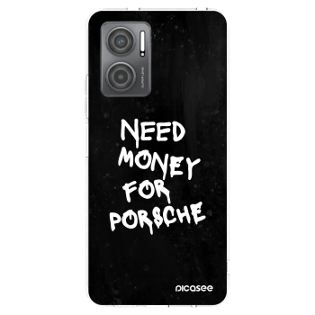 Picasee silikonska prozirna maskica za Xiaomi Redmi 10 5G - Black Dollar