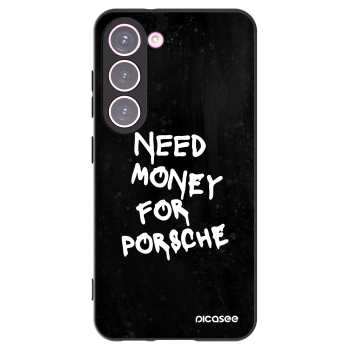 Picasee crna silikonska maskica za Samsung Galaxy S23 5G - Black Dollar